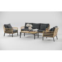  Patio Calma серая, тик / алюминий, фото 4 