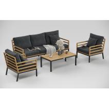  Patio Calma серая, тик / алюминий, фото 5 