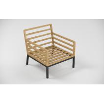  Patio Calma серая, тик / алюминий, фото 14 