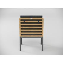  Patio Bella 180 серая, алюминий / тик, фото 12 