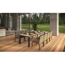  Белла 280 серая, алюминий / тик, фото 1 