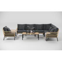  Patio Calma серая, тик / алюминий, фото 13 