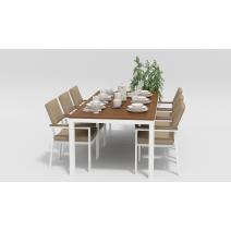  Белла бежевый, алюминий / тик, фото 5 