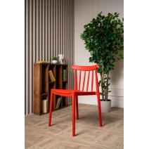  Пластиковый стул KAI красный, фото 1 