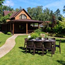  Обеденный комплект JULY L коричневый, фото 5 