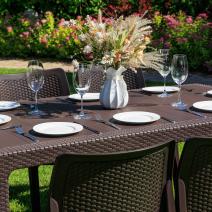  Обеденный комплект JULY L коричневый, фото 9 