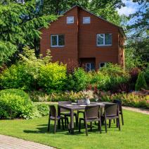  Обеденный комплект JULY M коричневый, фото 7 