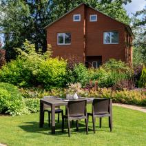  Обеденный комплект JULY S коричневый, фото 8 