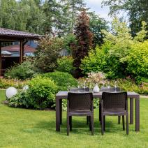  Обеденный комплект JULY S коричневый, фото 10 