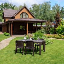  Обеденный комплект JULY S коричневый, фото 4 