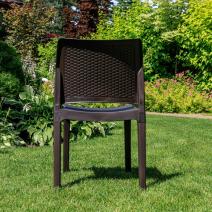  Обеденный стул JULY коричневый, фото 4 