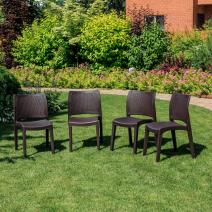  4 стула JULY коричневые, фото 3 