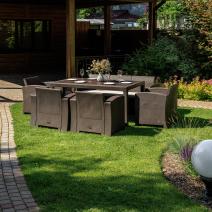  Обеденный комплект LANA LUX DINING L коричневый, фото 7 