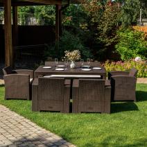  Обеденный комплект LANA LUX DINING L коричневый, фото 8 