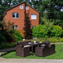  Обеденный комплект LANA LUX DINING L коричневый, фото 2 