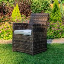  Обеденное кресло FIONA в коричневом цвете, фото 1 