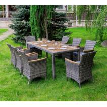  AMELIA обеденный комплект серого цвета на 8 персон, фото 1 