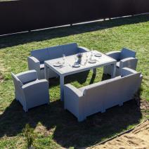  Обеденный комплект GRAND LANA LUX DINING XL светло-серый, фото 4 