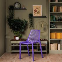  Пластиковый стул NICO фиолетовый, фото 1 