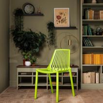  Пластиковый стул NICO зеленый, фото 1 