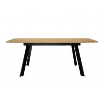  Стол DikLine XL160 Дуб Каселла натуральный, опоры черные, фото 2 