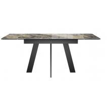  Стол DikLine SKM120 Керамика Amadeus/подстолье черное/опоры черные, фото 3 