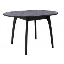  Стол DikLine MK46 Керамика Серый мрамор/подстолье черное/опоры черные, фото 3 