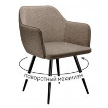  Стул DikLine 277 поворотный NS05 CAPPUCCINO, ножки черные, фото 1 