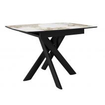  Стол DikLine DKB110, Керамика PANDORA глянец, опоры черные, фото 1 