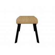  Стол DikLine XL160 Дуб Каселла натуральный, опоры черные, фото 6 