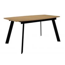  Стол DikLine XL160 Дуб Каселла натуральный, опоры черные, фото 1 