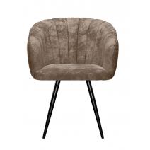  Стул DikLine 442 поворотный, M05 шоколад, ножки черные, фото 2 