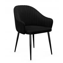  Стул DikLine 440 K21 черный, ножки черные, фото 1 