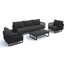  Лаунж зона БЕЛЛИСА с трехместным диваном - маренго, фото 8 