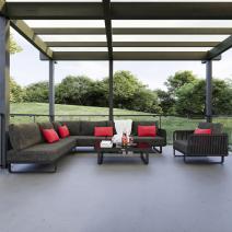  Лаунж зона угловая БЕЛЛИСА модульная маренго, фото 1 