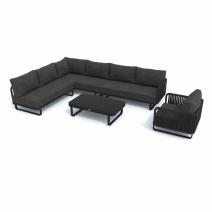  Лаунж зона угловая БЕЛЛИСА модульная маренго, фото 9 