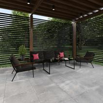  Лаунж зона ФЕСТА маренго с трехместным диваном, фото 2 