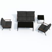  Лаунж зона ФЕСТА маренго с двухместным диваном, фото 7 