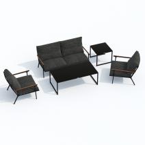  Лаунж зона ФЕСТА маренго с двухместным диваном, фото 8 