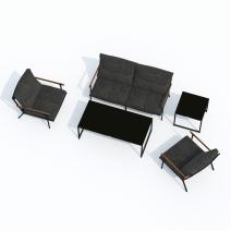  Лаунж зона ФЕСТА маренго с двухместным диваном, фото 9 