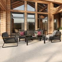  Лаунж зона ЭСТИВО с трехместным диваном - маренго, фото 2 