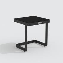  Шезлонг КОСТА на колесах черный - каркас карбон, фото 8 