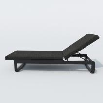  Шезлонг ЛЕТТО маренго - каркас карбон, фото 6 