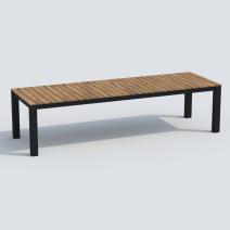  Стол обеденный ТЕЛЛА  XL из тика 300x100, фото 4 