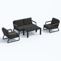  Лаунж зона ЭСТИВО маренго - каркас карбон, фото 7 