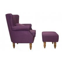  Кресло с пуфом Lab Violet, фото 3 