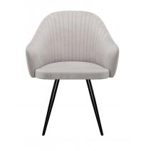  Стул DikLine 439 поворотный, C103 крем, ножки черные, фото 4 