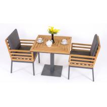  Стол обеденный ЭГМОНТ из тика 80x80, фото 7 