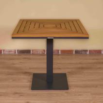  Стол обеденный ЭГМОНТ из тика 80x80, фото 3 