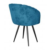 Стул DikLine 442 поворотный, M19 бирюза, ножки черные, фото 2 